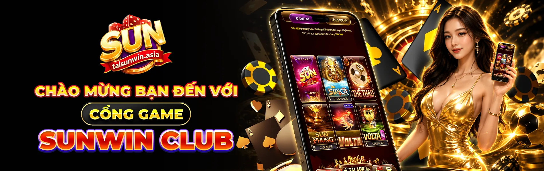 chào mừng đến cổng game sunwin