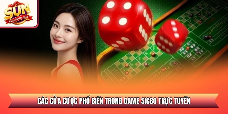 Sicbo Sunwin - Kinh Nghiệm Soi Cầu Và Tỷ Lệ Đổi Thưởng 2 Các cửa cược phổ biến trong game sicbo trực tuyến