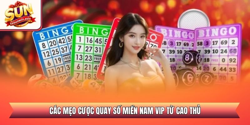 Xổ Số Miền Nam VIP - Bí Quyết Soi Cầu Chuẩn Xác 2026 3 Các mẹo cược quay số miền nam VIP từ cao thủ