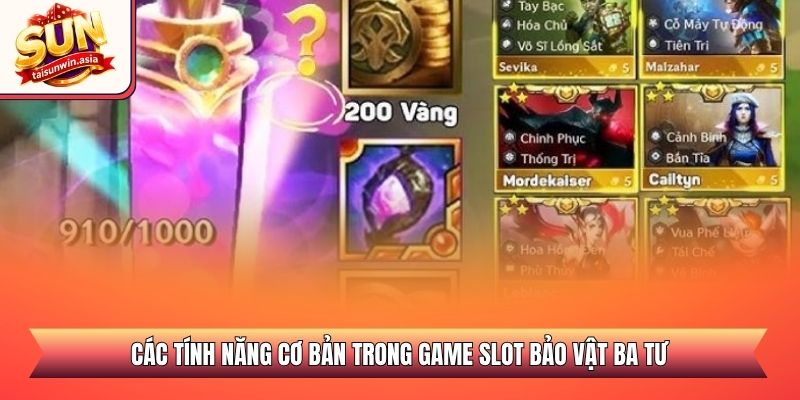 Nổ Hũ Bảo Vật Ba Tư - Chỉ Dẫn Quay Hũ Jackpot Săn Thưởng Lớn 3 Các tính năng cơ bản trong game slot bảo vật ba tư