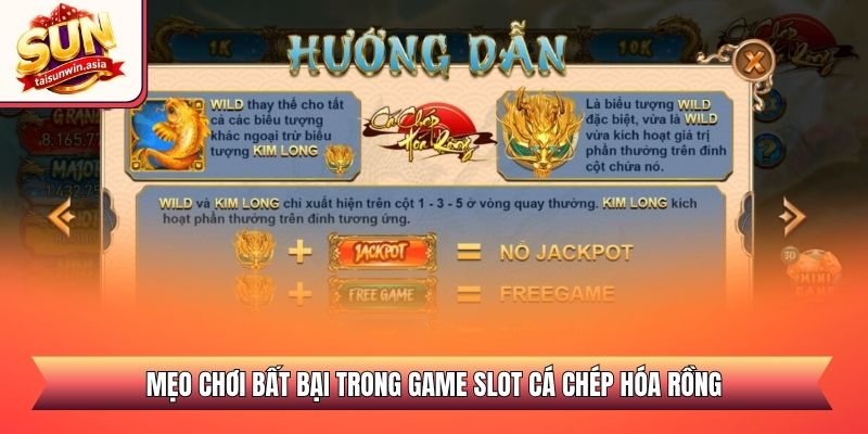 Nổ Hũ Cá Chép Hóa Rồng - Bí Kíp Săn Jackpot Cực Khủng 3 Mẹo chơi bất bại trong game slot cá chép hóa rồng